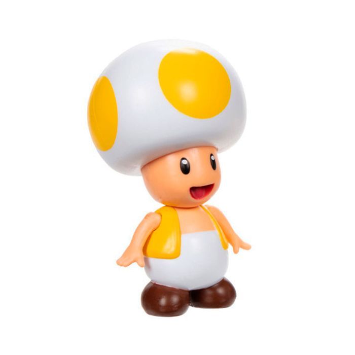 Фигурка Super Mario с артикуляцией – Желтый Тоад 6 см (41291i-GEN) изображение 2
