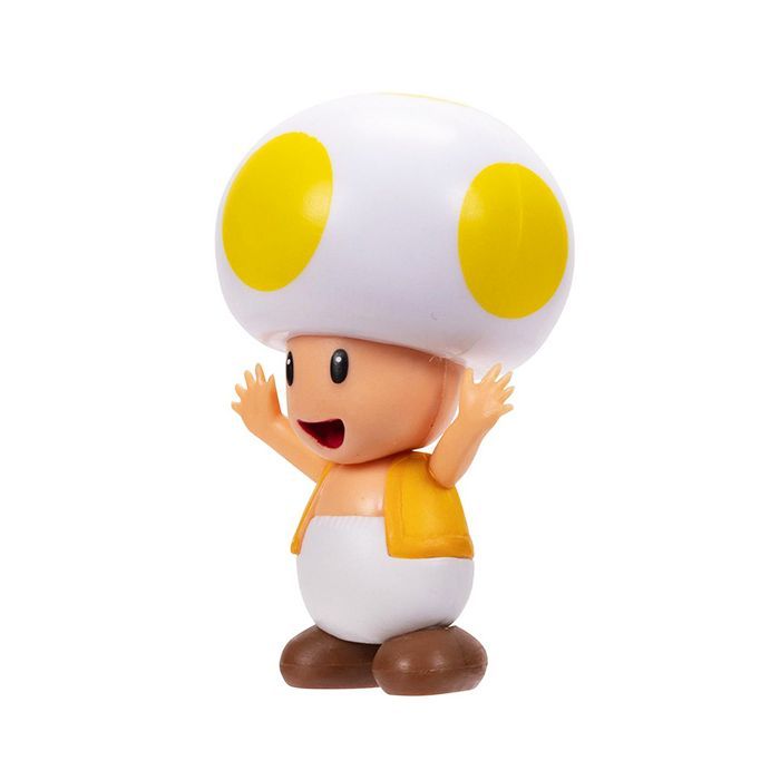 Фигурка Super Mario с артикуляцией – Желтый Тоад 6 см (41291i-GEN) изображение 3