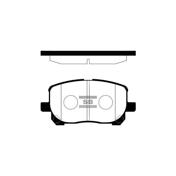 Гальмівні колодки HI-Q SP1373