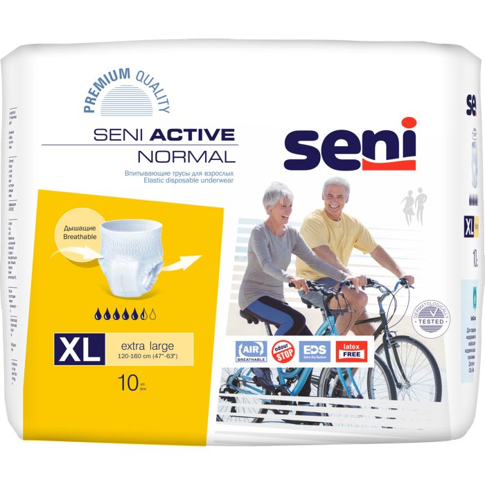 Підгузки для дорослих Seni Active Normal Extra Large 10 шт (5900516693060_5900516691844)