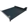 Полка 19" Hypernet 2U глуб. 400мм, цвет черный (CS-400-2U-BLACK)