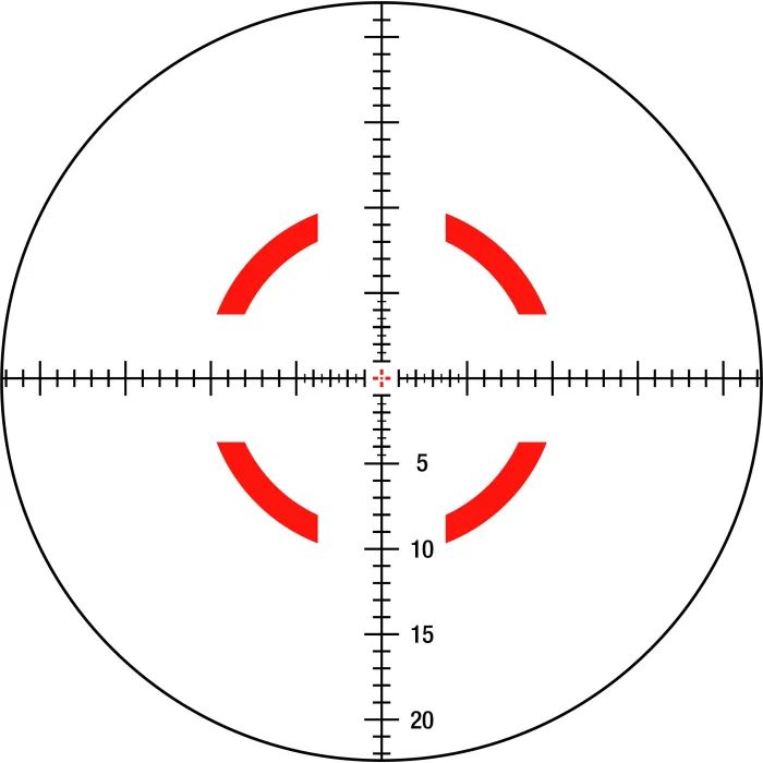 Оптичний приціл Trijicon VCOG 1-8x28 Red MRAD Crosshair (VC18-C-2400004) зображення 9