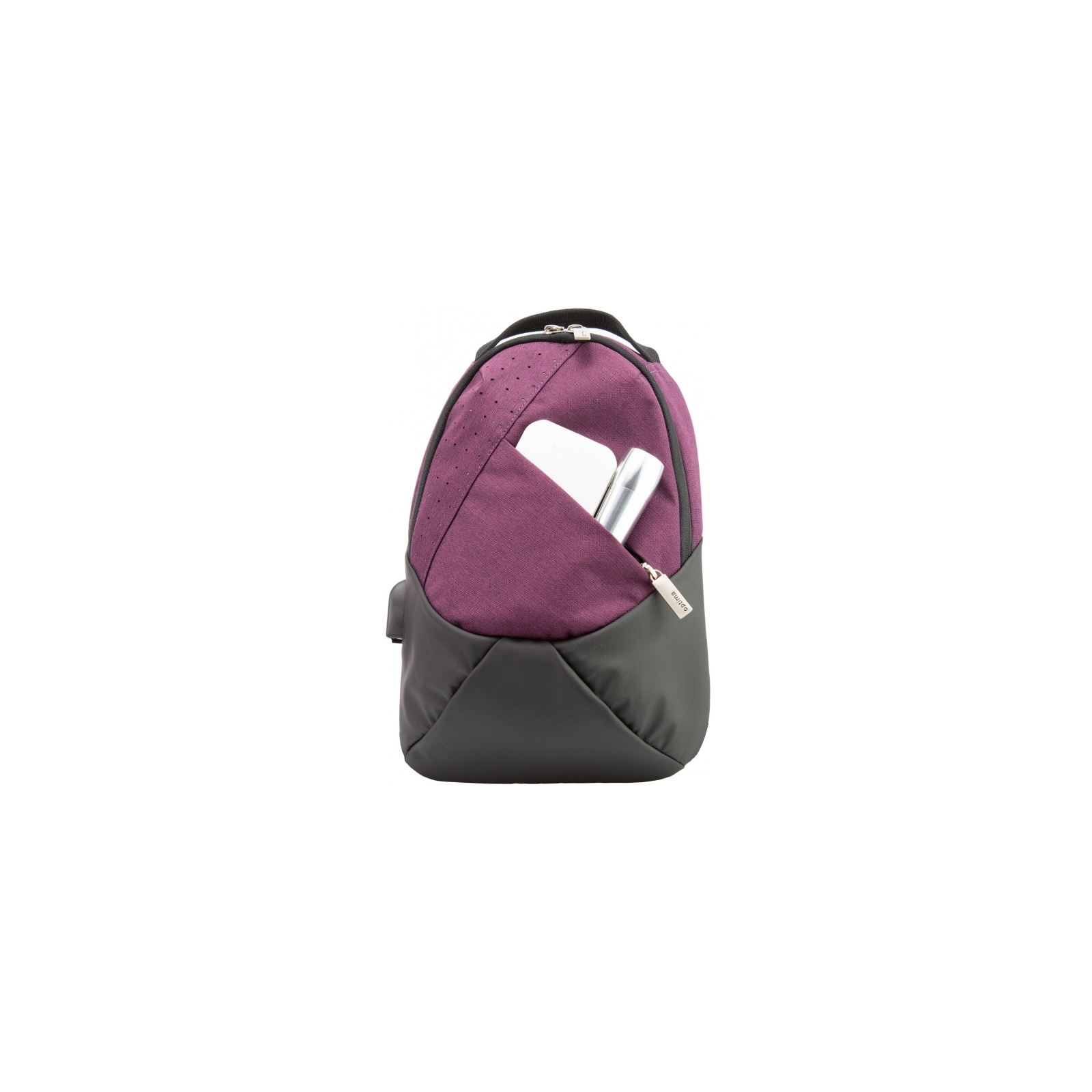 Рюкзак школьный Optima 17.5" Techno женский 0.7 кг 16-25 л Фиолетовый с выделенными элементами (O96910-03) изображение 3