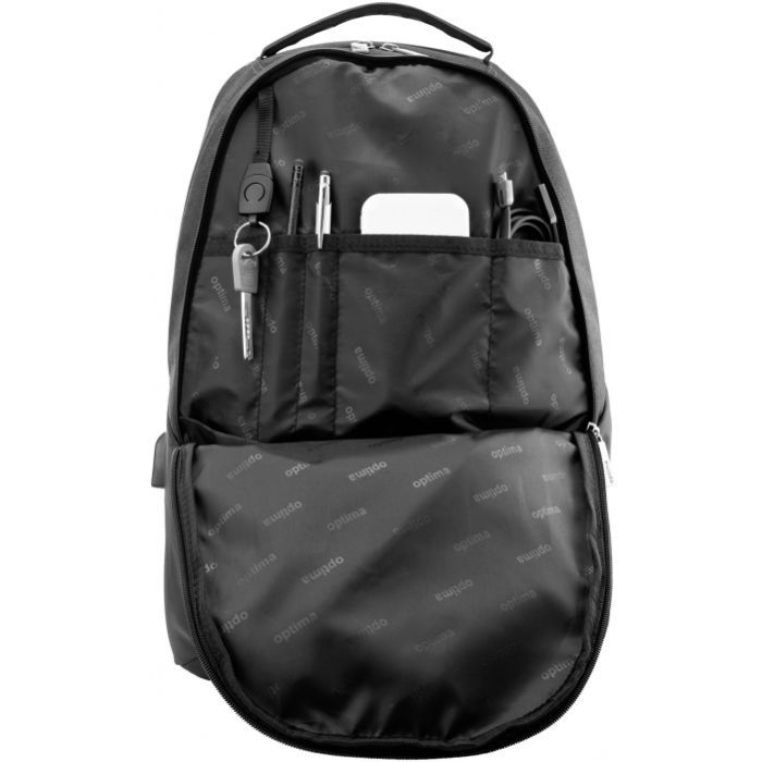 Рюкзак шкільний Optima 17.5" Techno жіночий 0.7 кг 16-25 л Фіолетовий з виділеними елементами (O96910-03) зображення 4