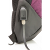 Рюкзак школьный Optima 17.5" Techno женский 0.7 кг 16-25 л Фиолетовый с выделенными элементами (O96910-03) изображение 5