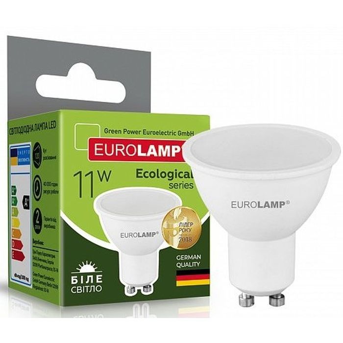 Лампочка Eurolamp LED SMD MR16 11W GU10 4000K 220V (LED-SMD-11104(P)) изображение 2