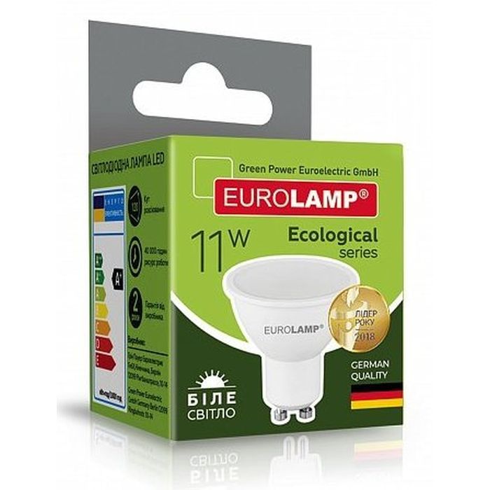 Лампочка Eurolamp LED SMD MR16 11W GU10 4000K 220V (LED-SMD-11104(P)) изображение 3