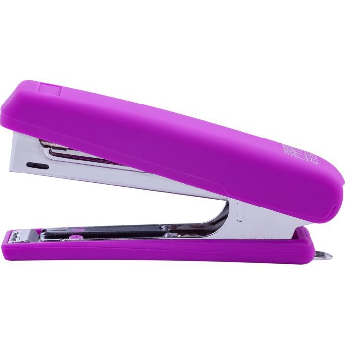Степлер Buromax RUBBER TOUCH №10,12 листов 107х25х54 мм, фиолетовый (BM.4128-07)