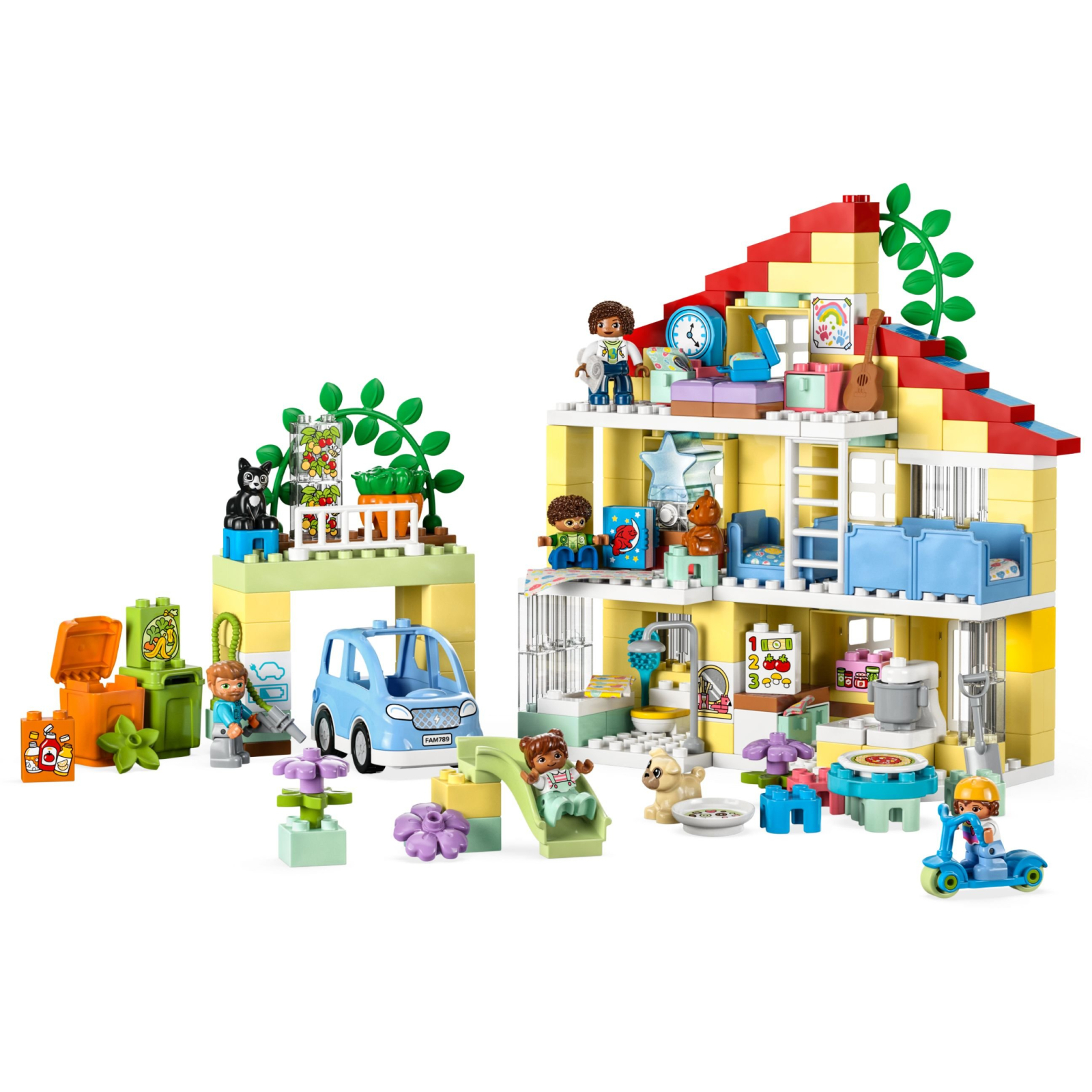 Конструктор LEGO DUPLO Семейный дом 3 в 1 218 деталей (10994) изображение 2