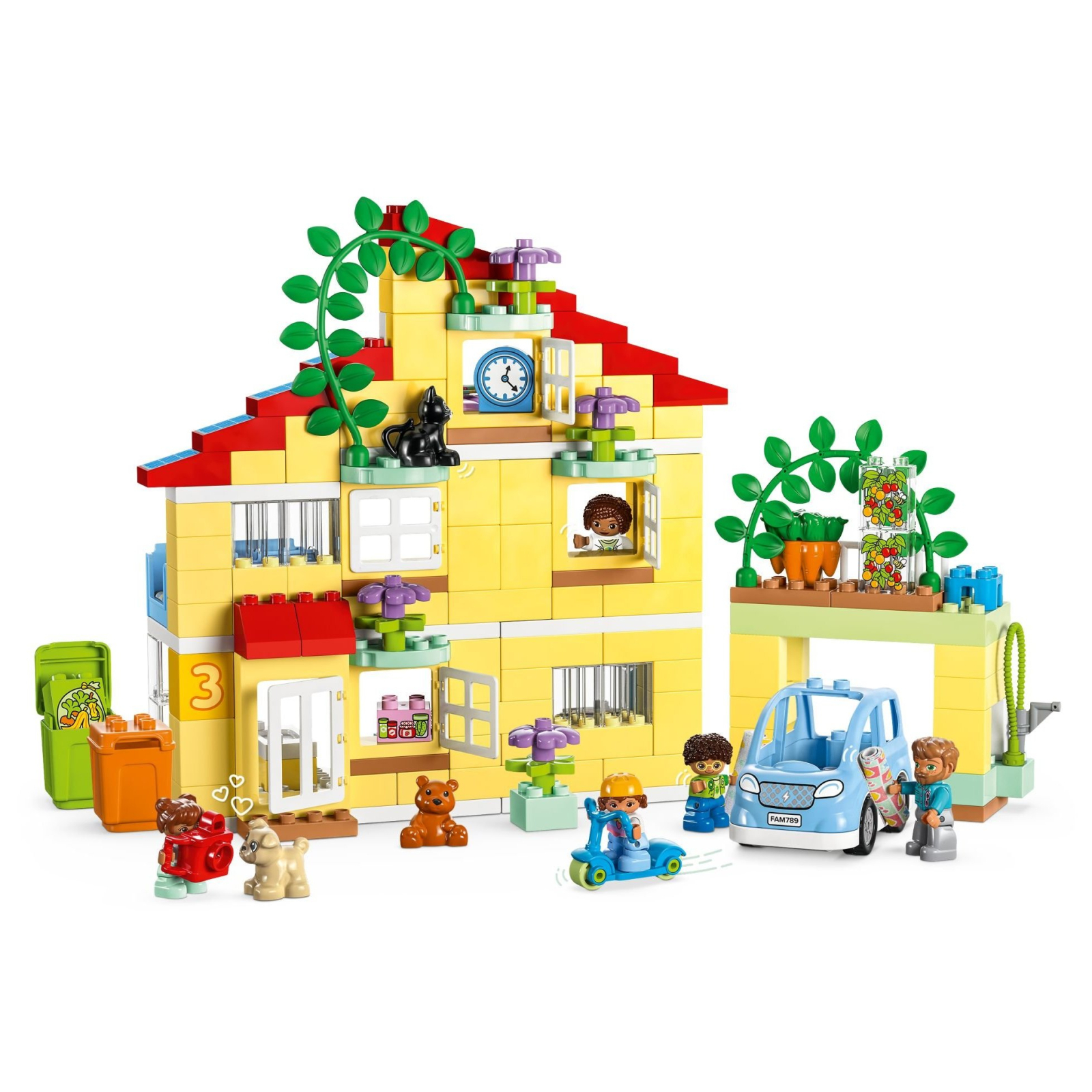 Конструктор LEGO DUPLO Семейный дом 3 в 1 218 деталей (10994) изображение 3