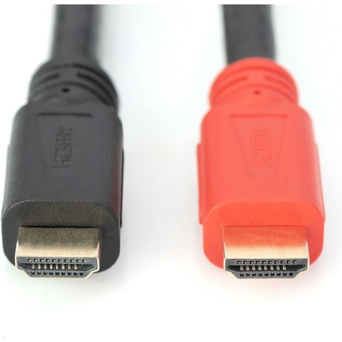 Кабель мультимедийный HDMI to HDMI 30.0m Amplifier Digitus (AK-330118-300-S) изображение 2