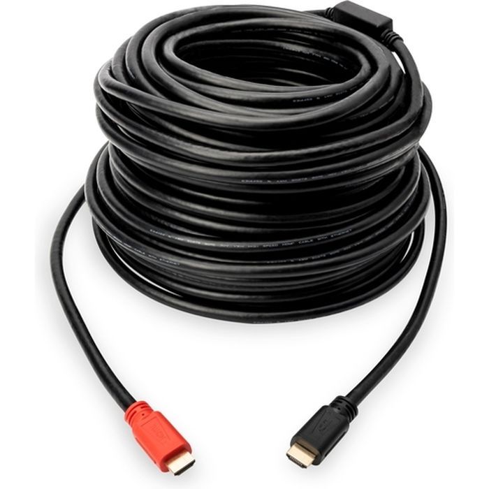 Кабель мультимедийный HDMI to HDMI 30.0m Amplifier Digitus (AK-330118-300-S) изображение 3