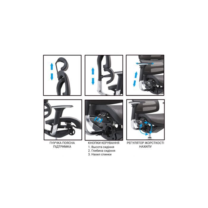 Офисное кресло GT Racer X-782 Black (X-782 Black (W-21)) изображение 10