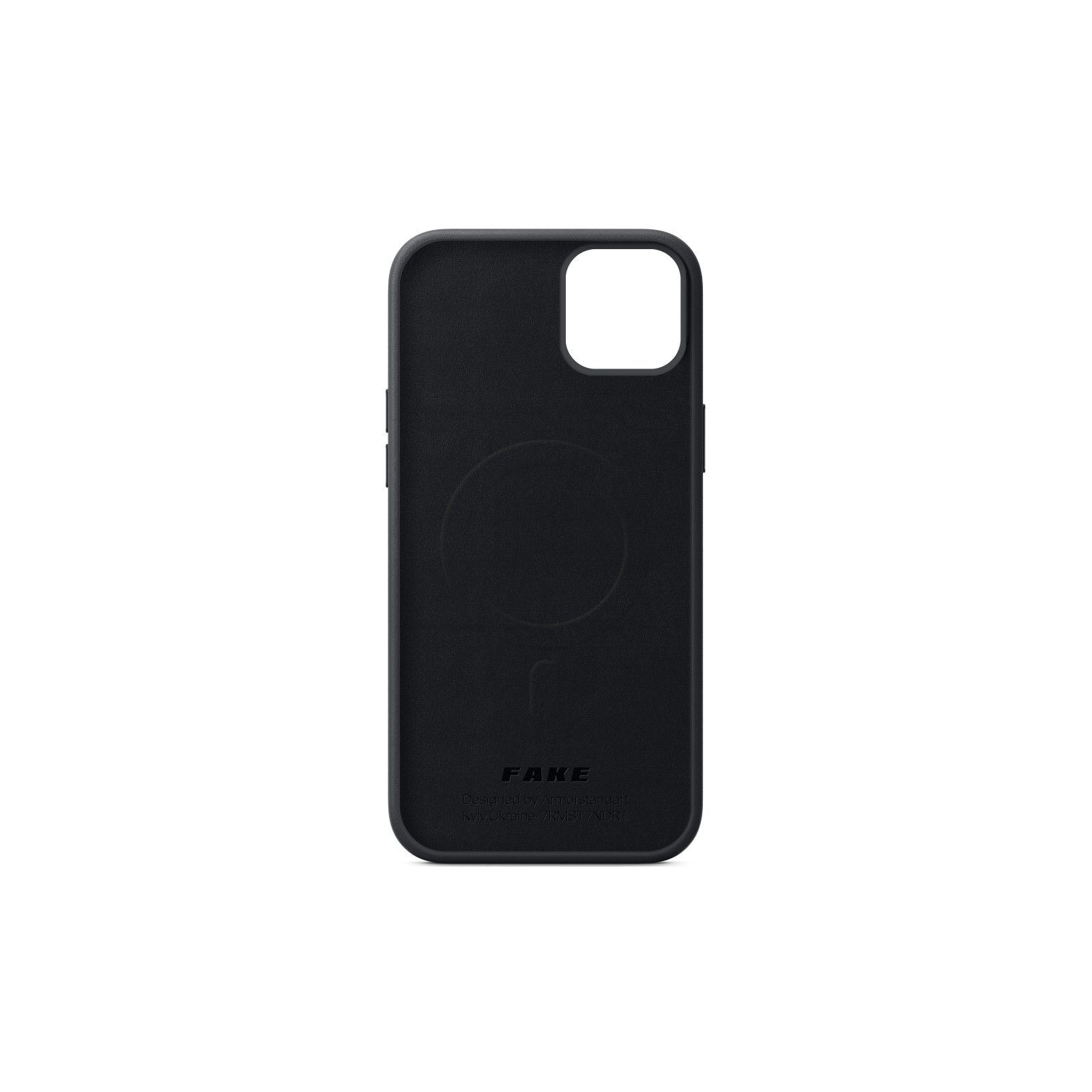 Чехол для мобильного телефона Armorstandart FAKE Leather Case Apple iPhone 13 Black (ARM61368) изображение 2