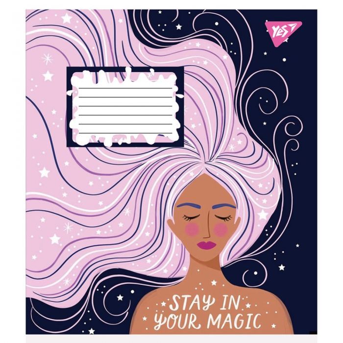 Тетрадь Yes Magic girl 18 листов клетка (766584) изображение 2