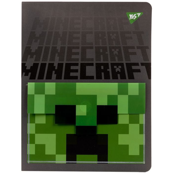 Папка с файлами Yes А4 с 20 файлами Minecraft с карманом (492103)