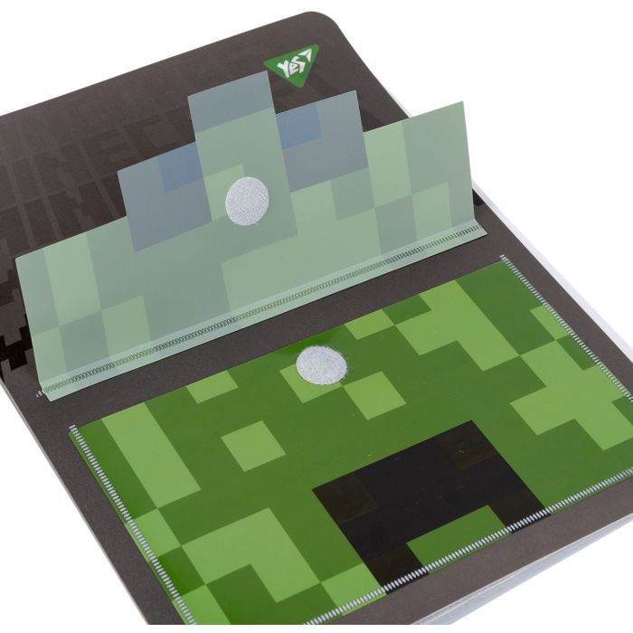 Папка с файлами Yes А4 с 20 файлами Minecraft с карманом (492103) изображение 3