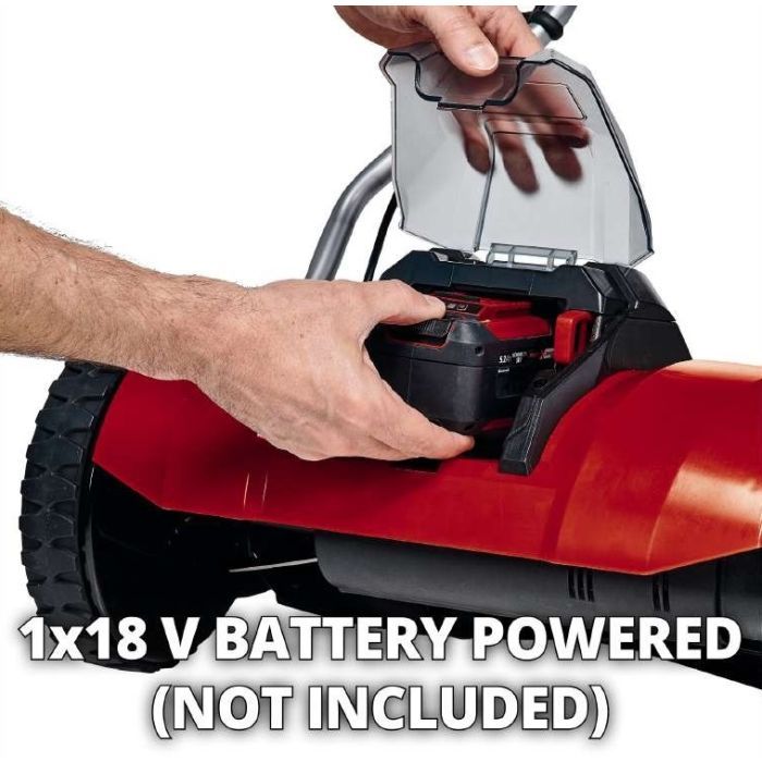 Газонокосарка Einhell GE-HM 18/38 Li - Solo, 18В, PXC, 38 см, 45 л, 14-38 мм, 10.5 кг (без АКБ і ЗП) (3414200) зображення 8