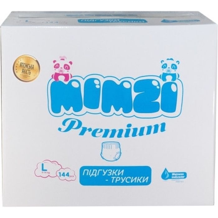 Підгузки Mimzi L 9-14 кг 48 шт. х 3 пачки (MPL3) (4820209800302) зображення 6