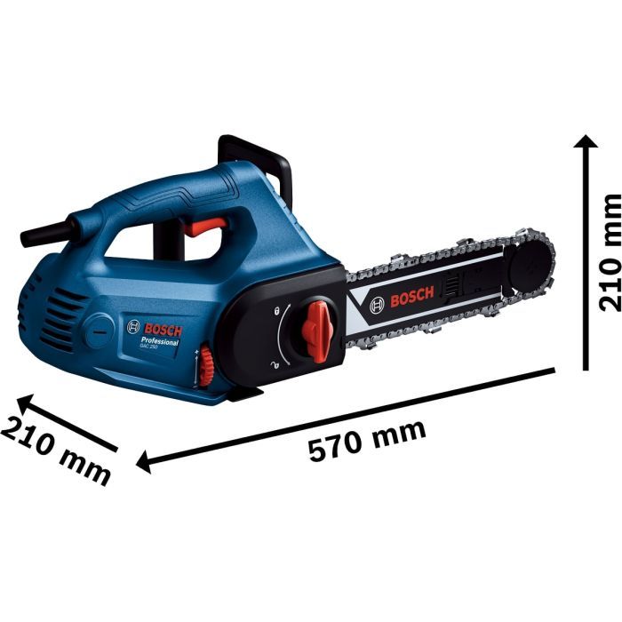 Цепная пила Bosch Professional для газобетонных блоков GAC 250, 1200 Вт, 330 мм, 3/8 (0.601.2B6.020) изображение 10