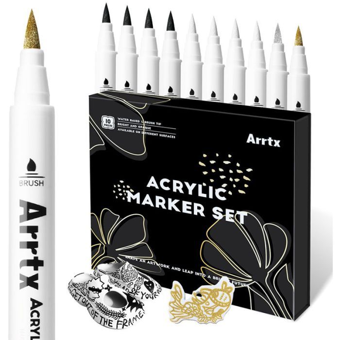 Художественный маркер Arrtx акриловые AACM-0500-10A (LC303601)