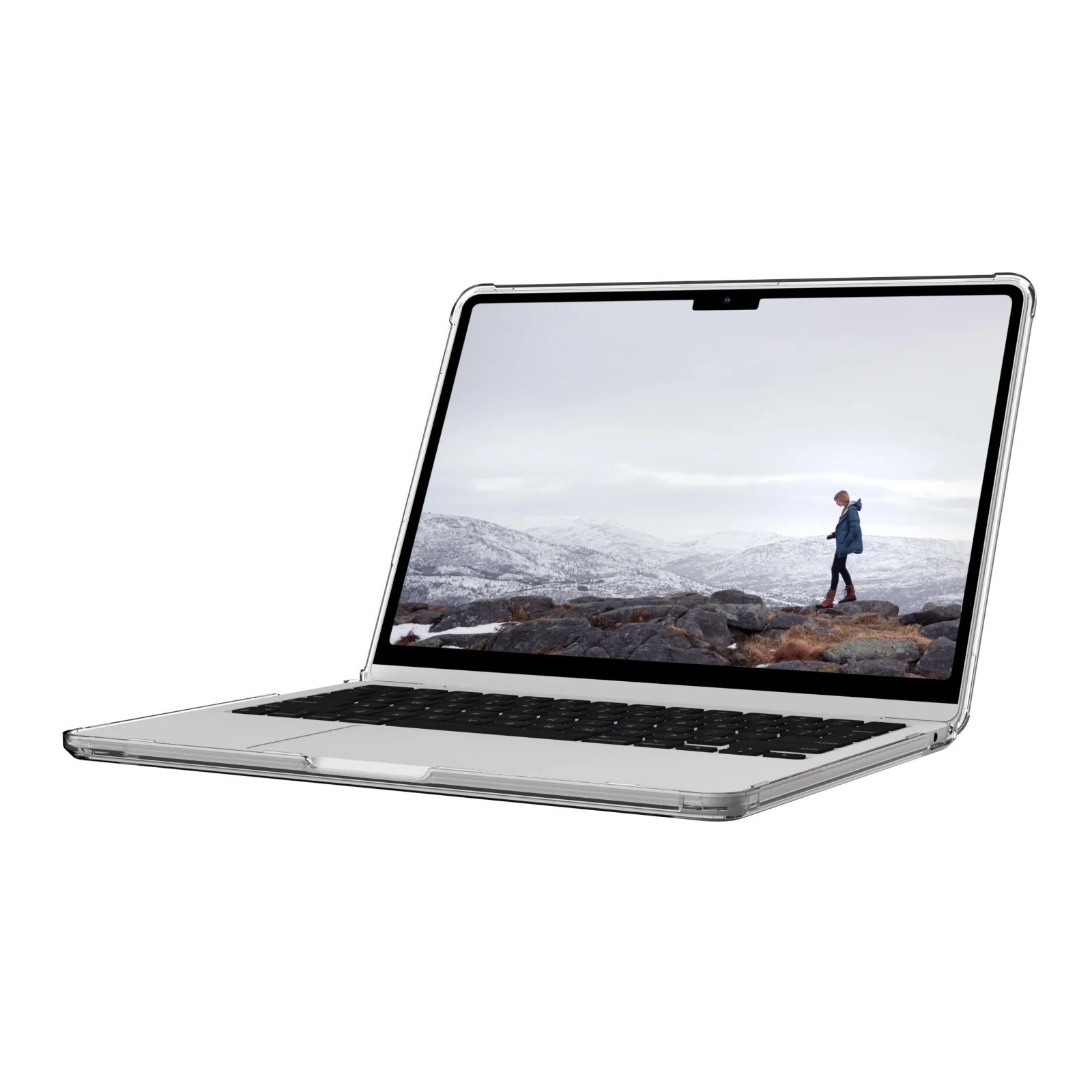 Чохол до ноутбука UAG 13" Apple MacBook AIR 2022 Lucent, Ice/Black (134008114340) зображення 2