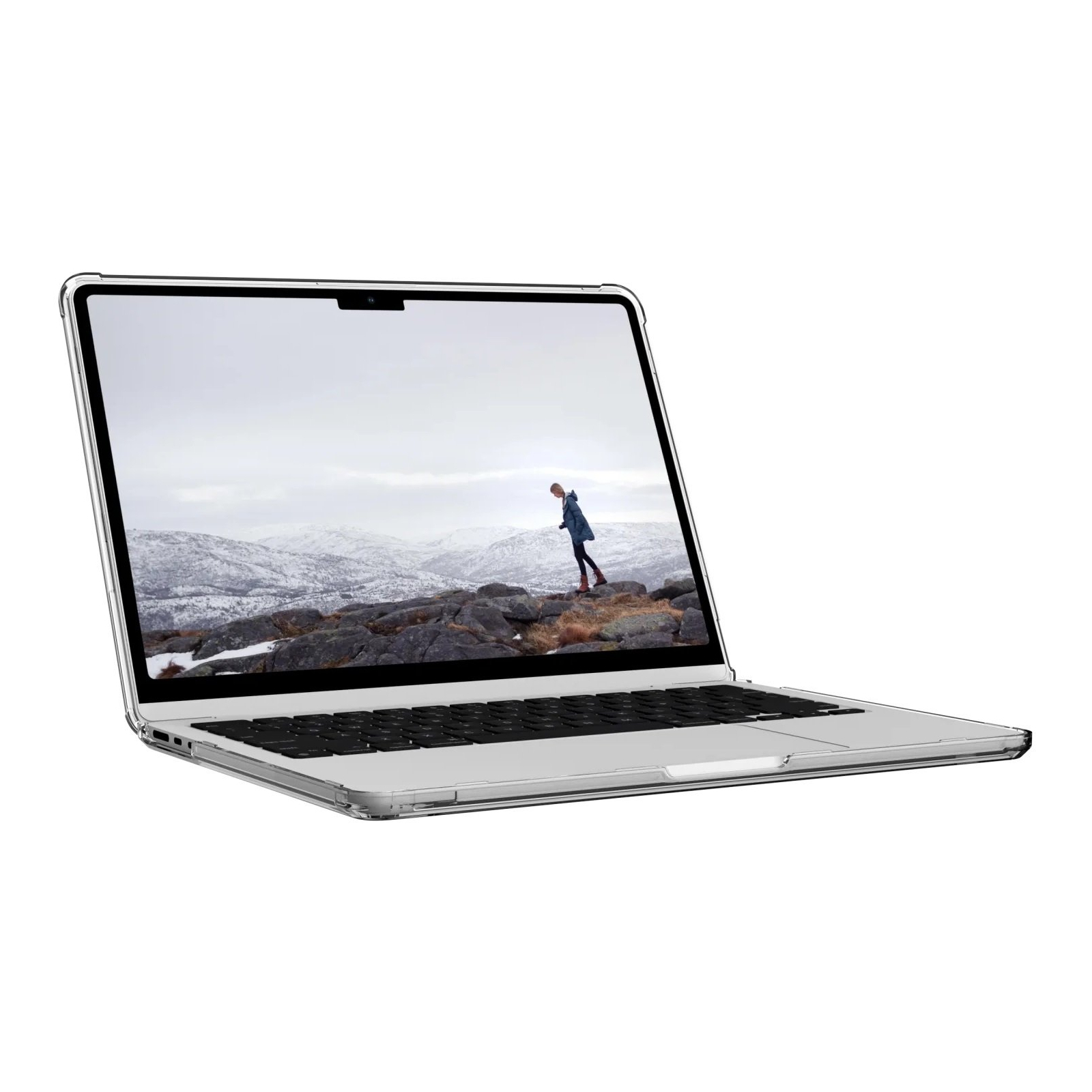 Чехол для ноутбука UAG 13" Apple MacBook AIR 2022 Lucent, Ice/Black (134008114340) изображение 3