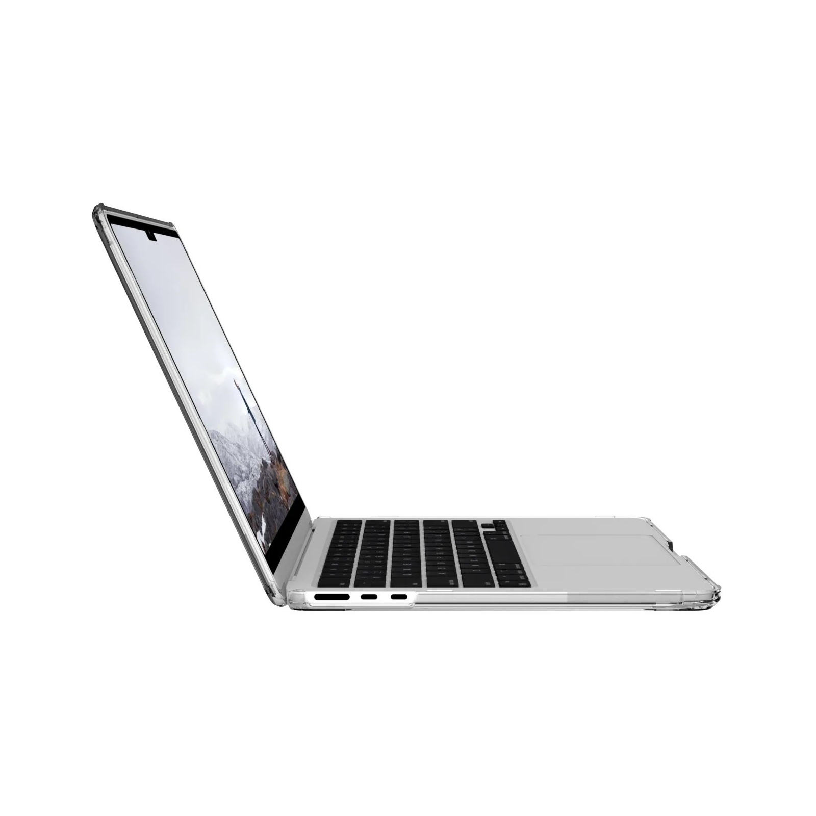 Чохол до ноутбука UAG 13" Apple MacBook AIR 2022 Lucent, Ice/Black (134008114340) зображення 6