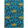 Канцелярская книга Axent Leopard А4 в твердом переплете 96 листа клетка, голубая (8422-554-A)