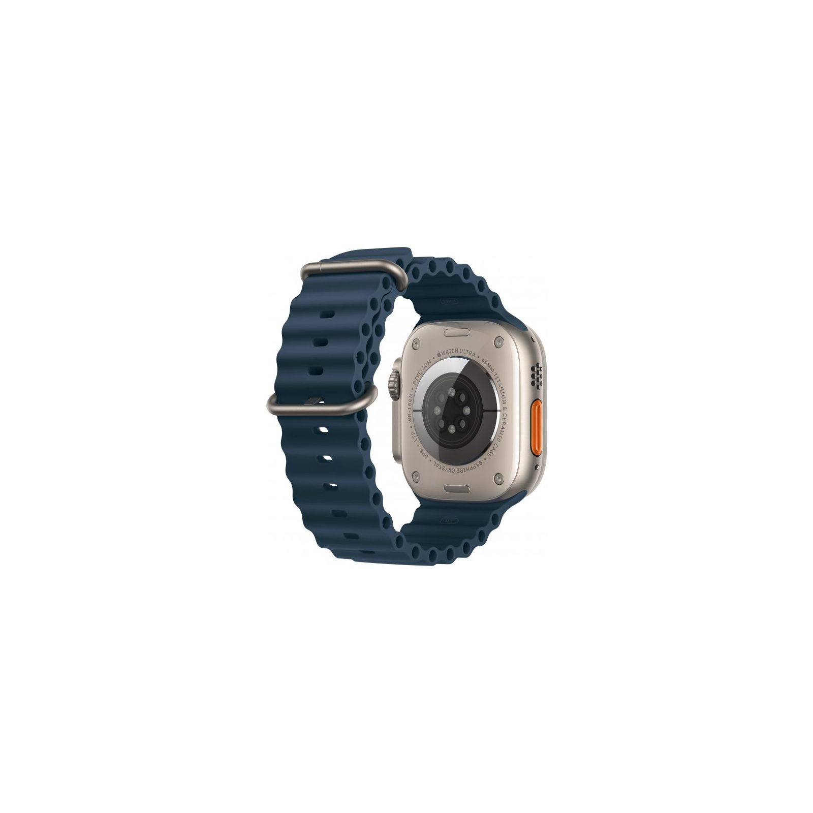 Смарт-годинник Apple Watch Ultra 2 GPS + Cellular, 49mm Titanium Case with Blue Ocean Band (MREG3UL/A) зображення 3
