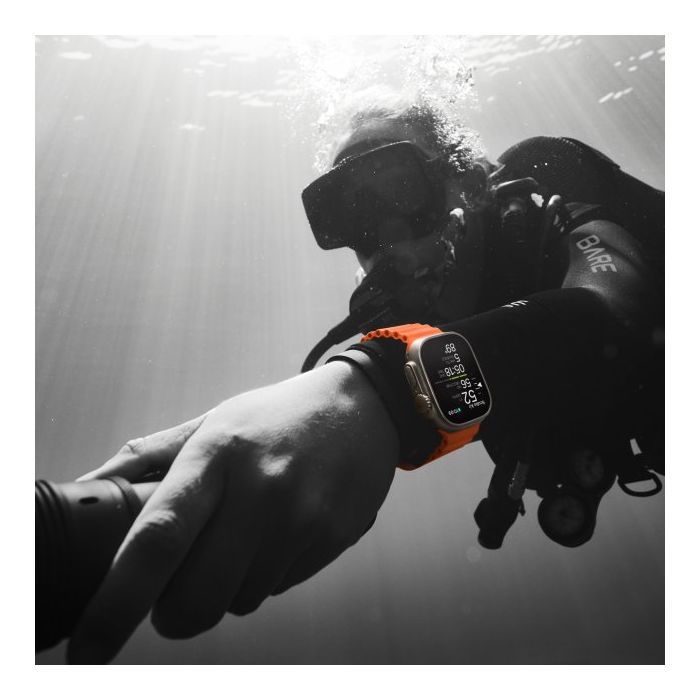 Смарт-часы Apple Watch Ultra 2 GPS + Cellular, 49mm Titanium Case with Blue Ocean Band (MREG3UL/A) изображение 6