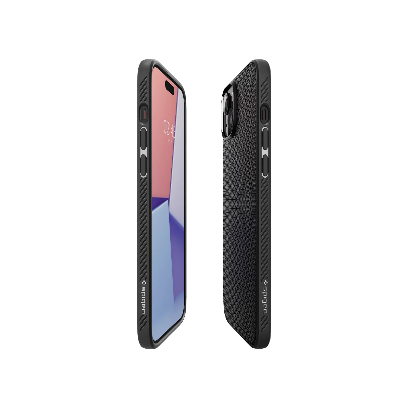 Чохол до мобільного телефона Spigen Apple iPhone 15 Liquid Air Matte Black (ACS06790) зображення 6