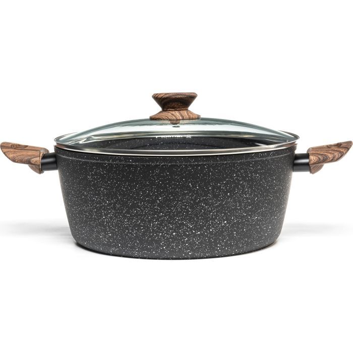 Кастрюля Hölmer Natural кована з кришкою 2,5 л (CR-1325-FAMWL Natural)
