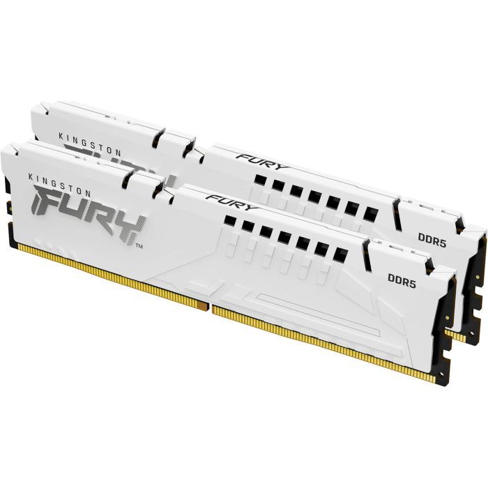 Модуль пам'яті для комп'ютера DDR5 64GB (2x32GB) 5600 MHz Beast White EXPO Kingston Fury (ex.HyperX) (KF556C36BWEK2-64) зображення 3