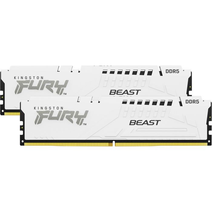 Модуль пам'яті для комп'ютера DDR5 64GB (2x32GB) 5600 MHz Beast White EXPO Kingston Fury (ex.HyperX) (KF556C36BWEK2-64) зображення 4