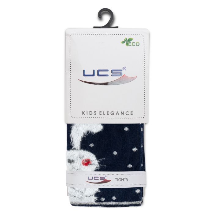 Колготки детские UCS Socks с зайчиком (M0C0301-2112-5G-darkblue) изображение 3