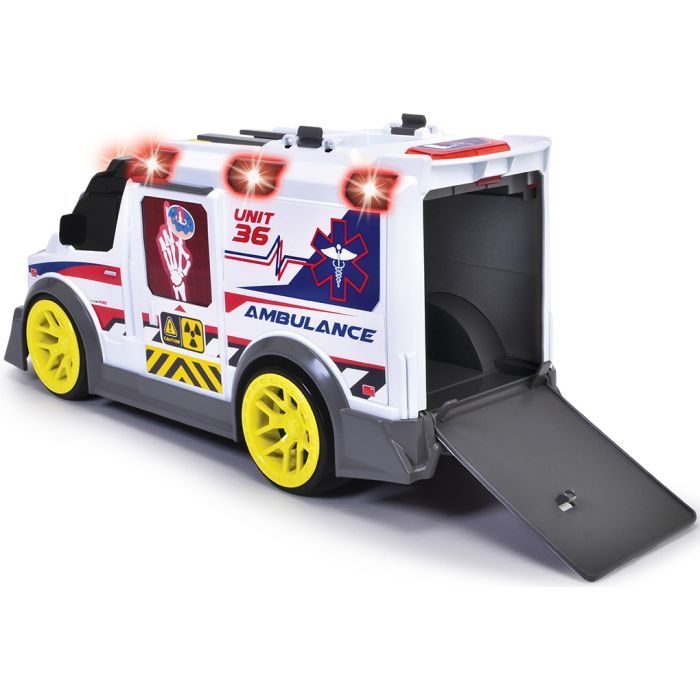 Спецтехніка Dickie Toys Функціональний автомобіль Швидка допомога з аксесуарами зі звуком та світловими ефектами 41 см (3307003) зображення 9