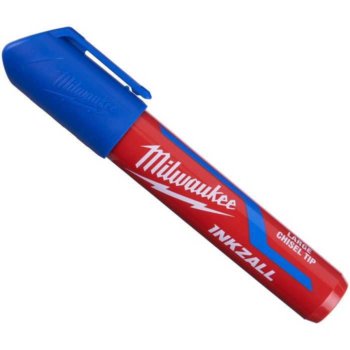 Маркер Milwaukee для стройплощадки INKZALL, крупный (L), красный (4932471556)