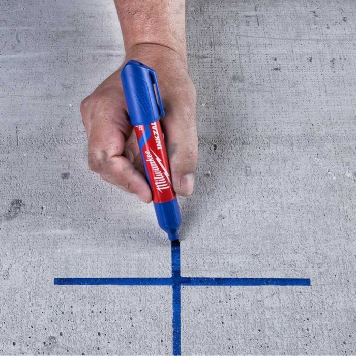 Маркер Milwaukee для стройплощадки INKZALL, крупный (L), красный (4932471556) изображение 3
