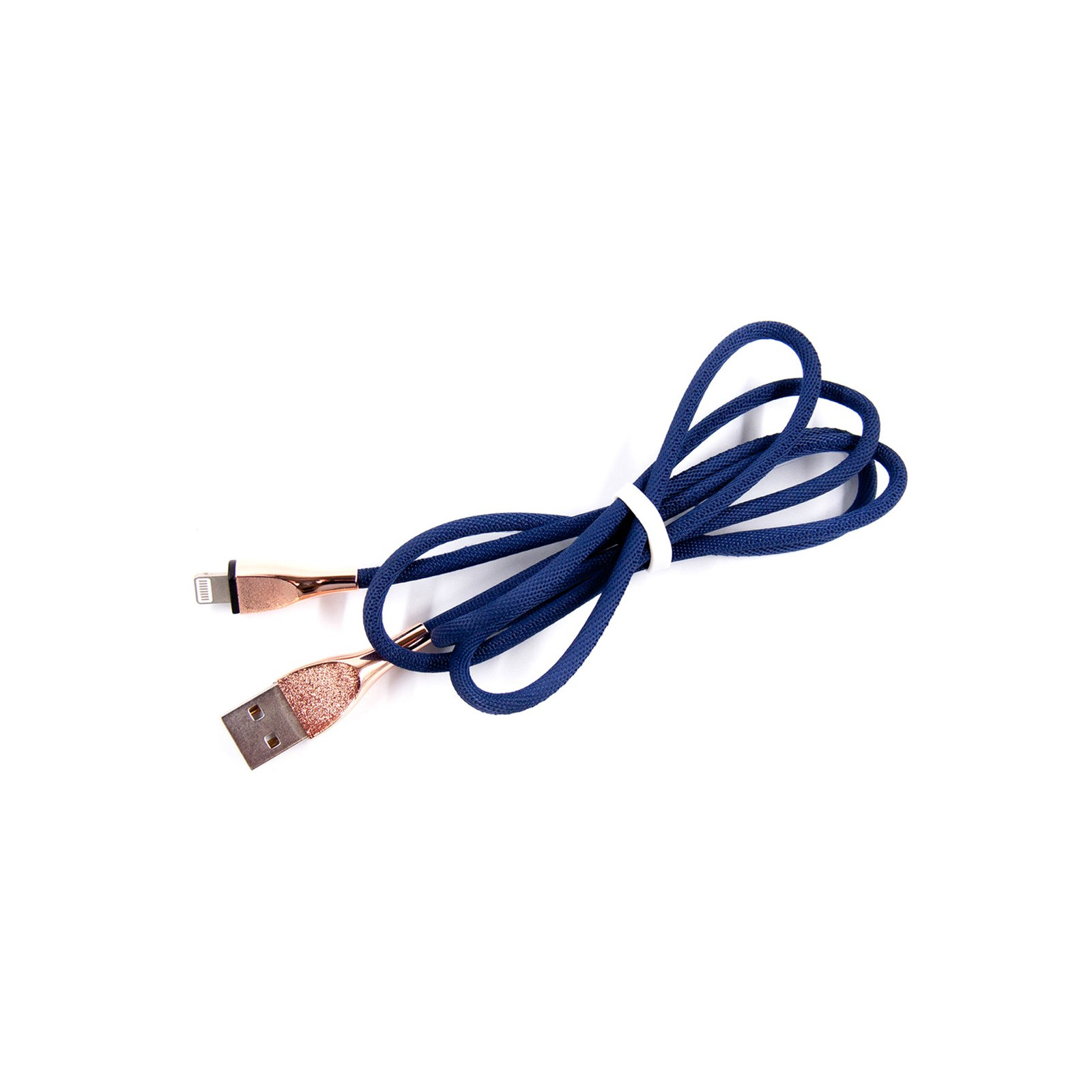Дата кабель USB 2.0 AM to Lightning 1.0m blue Dengos (NTK-L-SET-DBLUE)