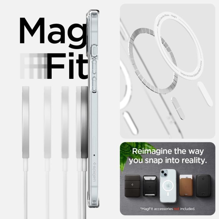 Чехол для мобильного телефона Spigen Apple iPhone 15 Ultra Hybrid MagFit White (ACS06802) изображение 6