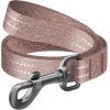 Повідець для собак WAUDOG Re-cotton світловідбивний L-XL Ш 25 мм Д 300 см коричневий (03216)