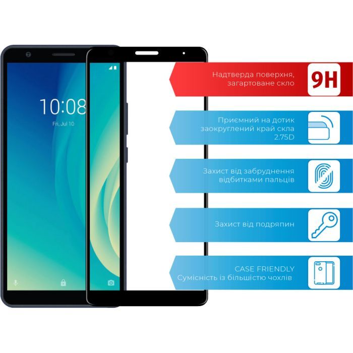 Скло захисне ACCLAB Full Glue ZTE L210 (1283126508943) зображення 2