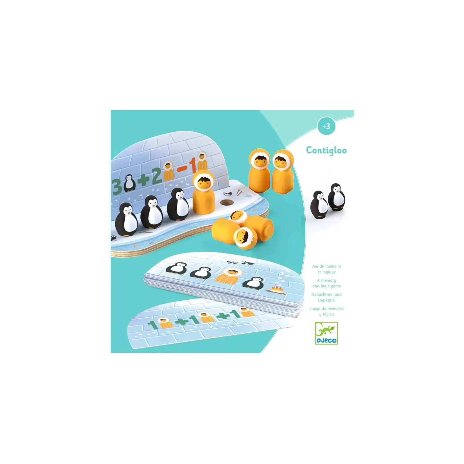 Настольная игра Djeco Считай с пингвинами (DJ01612) изображение 2