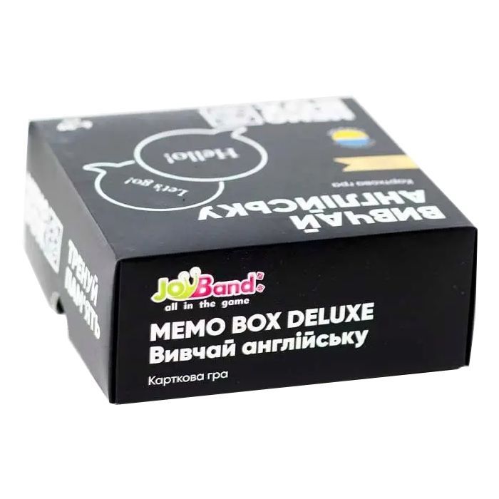 Настольная игра JoyBand MemoBox Delux Изучай английский (MBD104) изображение 4