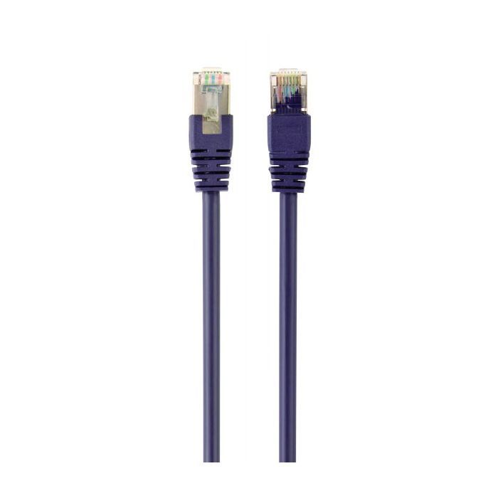 Патч-корд 5м FTP cat 6 CCA violet Cablexpert (PP6-5M/V)