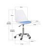 Офісне крісло Evo-kids Capri White / Blue (H-231 W/BL) зображення 2