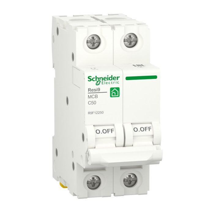 Автоматический выключатель Schneider Electric RESI9 6kA 2P 50A C (R9F12250)