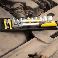 Набор торцевых головок Sigma 1/2" с набором насадок и удлинителем 12шт CrV mid (6003701) изображение 7