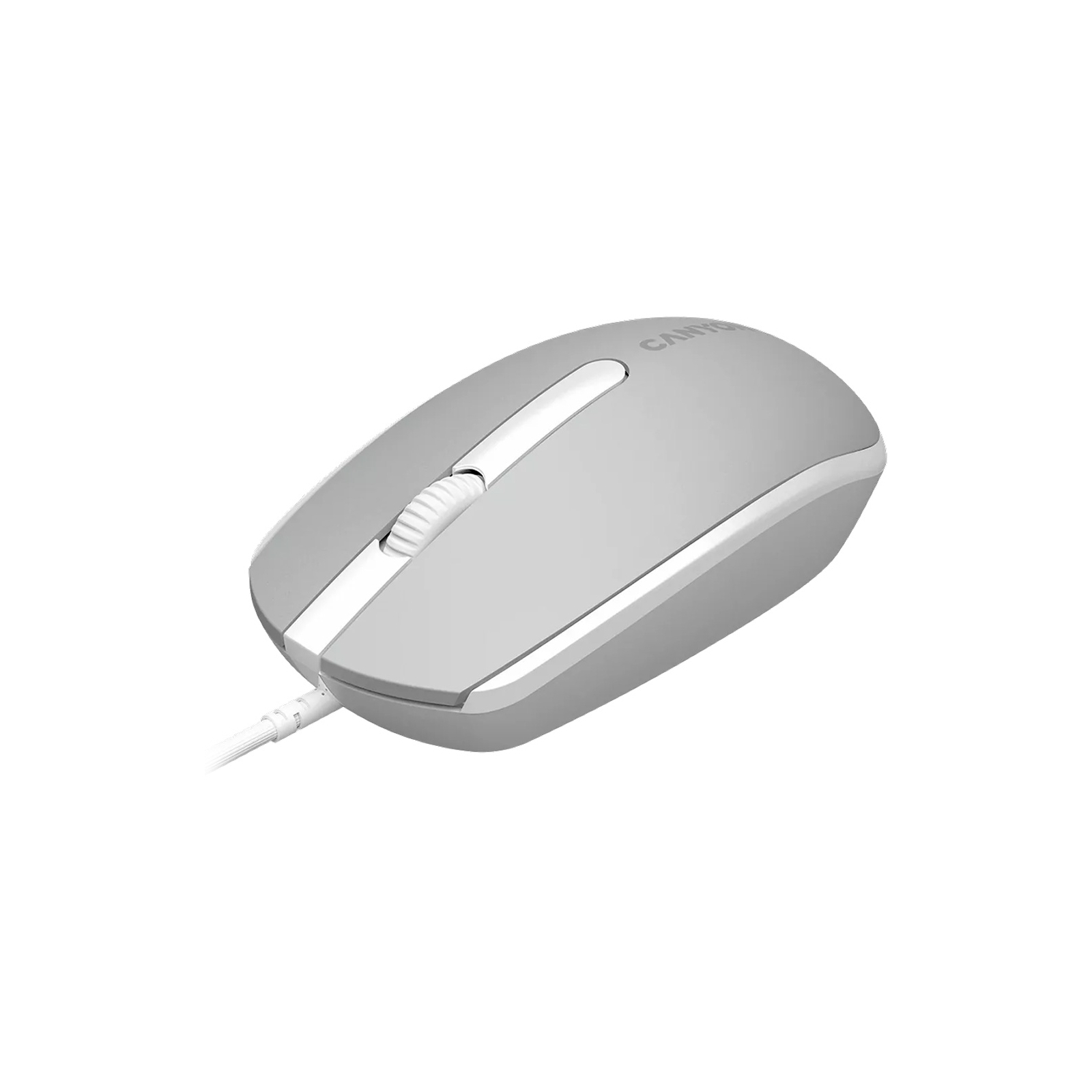 Мишка Canyon M-10 USB White Grey (CNE-CMS10WG) зображення 2